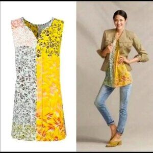 Cabi Golden Glow Split Blouse #5547 Size Medium